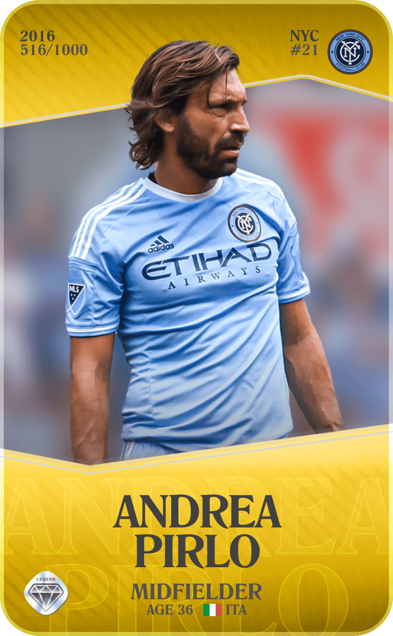 Andrea Pirlo 2016-17 • Limited 516/1000