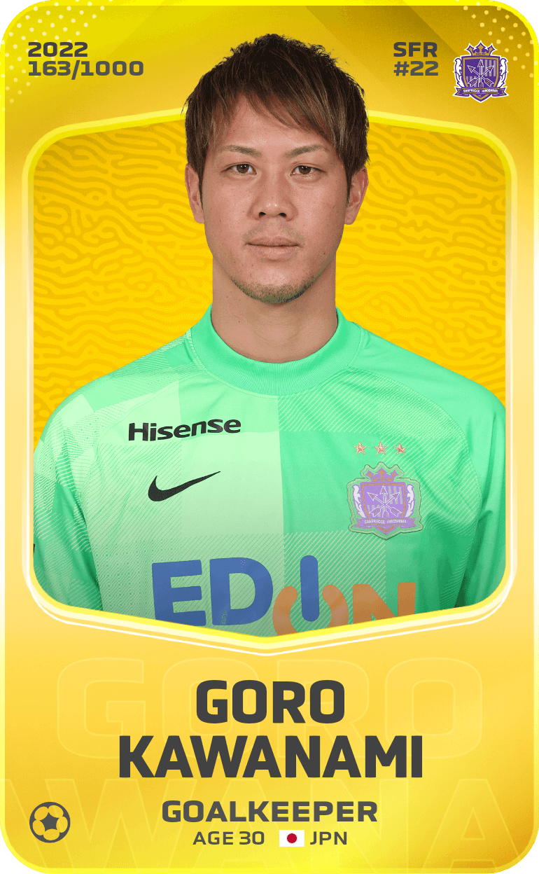 Goro Kawanami 2022-23 • Limited 163/1000