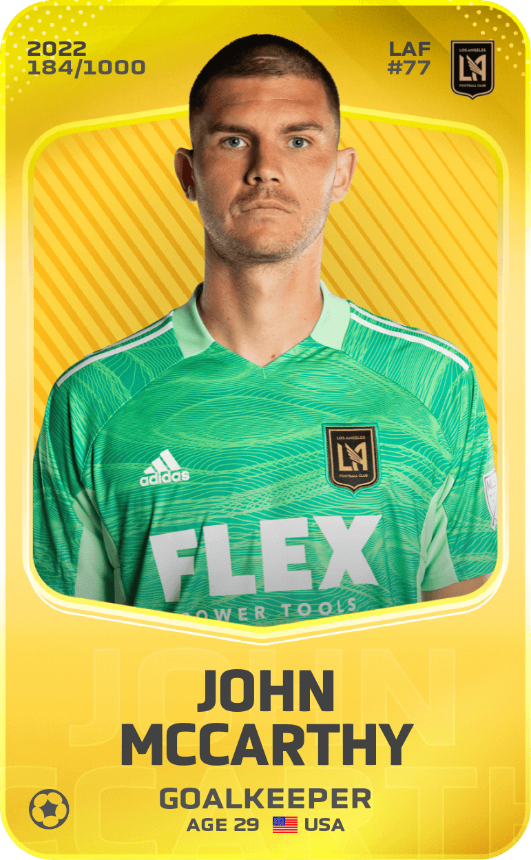 John McCarthy 2022-23 • Limited 184/1000