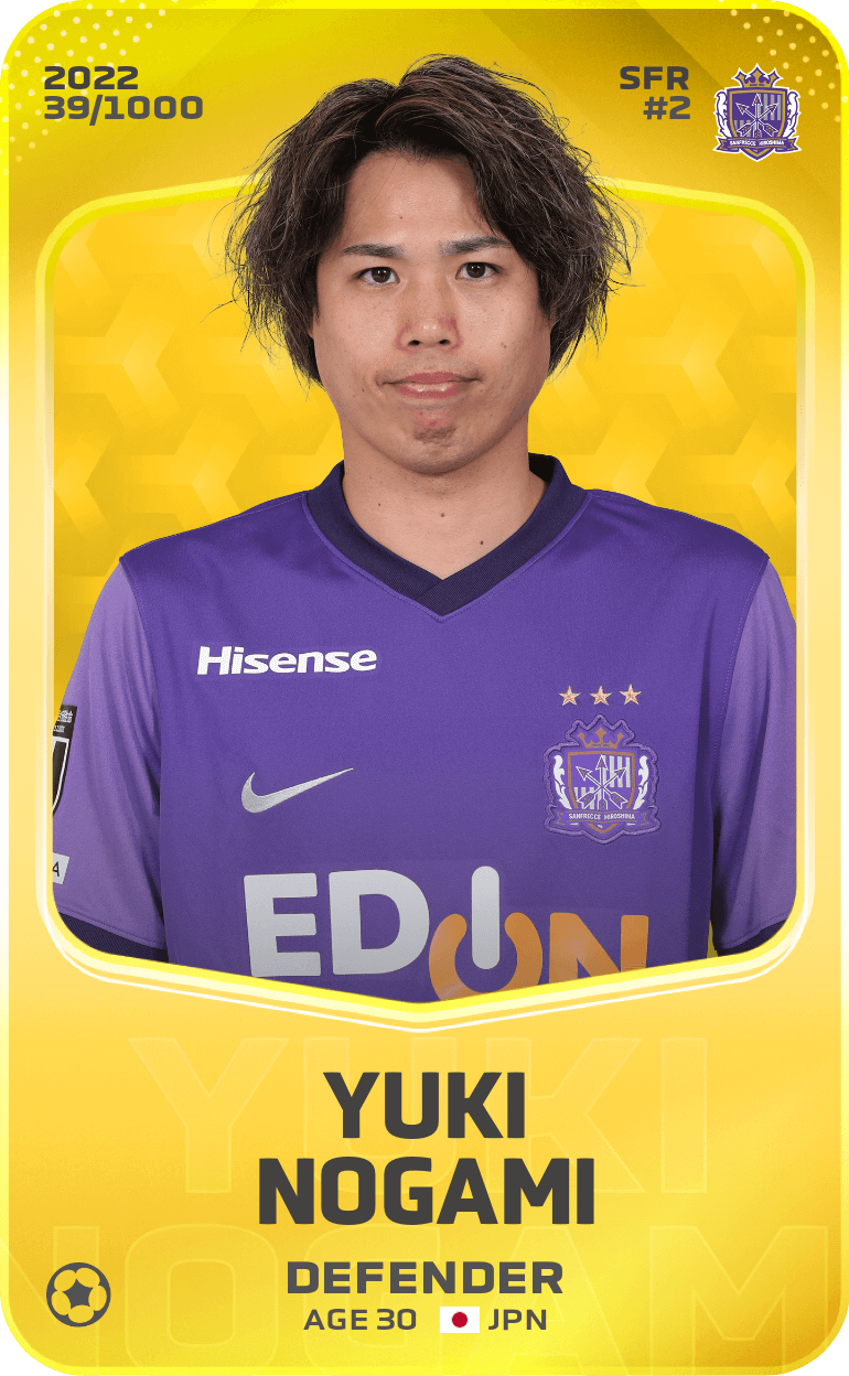 Yuki Nogami 2022-23 • Limited 39/1000