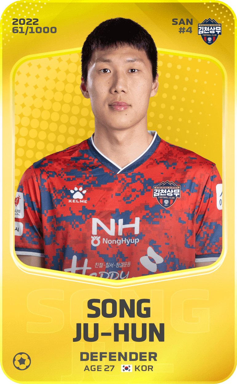 Song Ju-Hun 2022-23 • Limited 61/1000