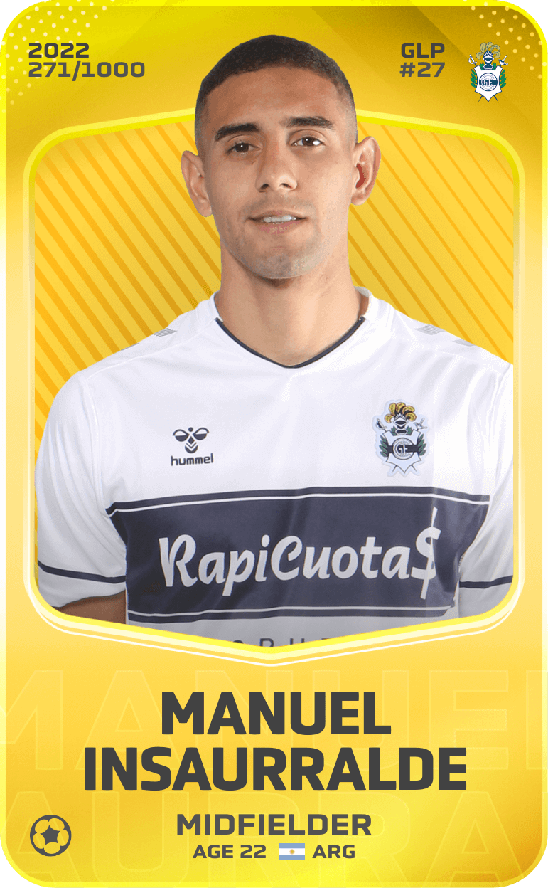 Manuel Insaurralde 2022-23 • Limited 271/1000