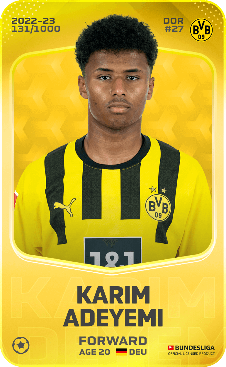 Karim Adeyemi 2022-23 • Limited 131/1000