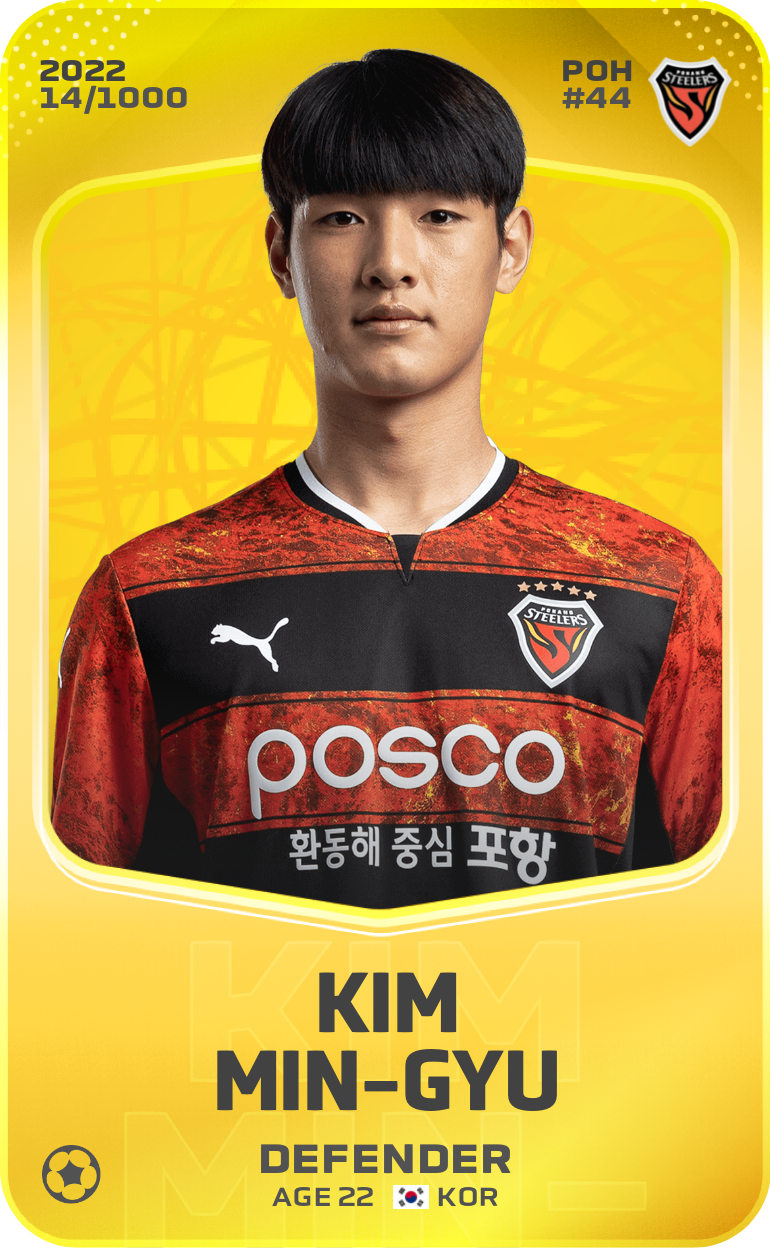Sorare - Sorare Official - Kim Min-Gyu 2022-23 • Limited 14/1000 - NFT # 59724029398261898332494312237597509124832004795680388124312860077331118400717