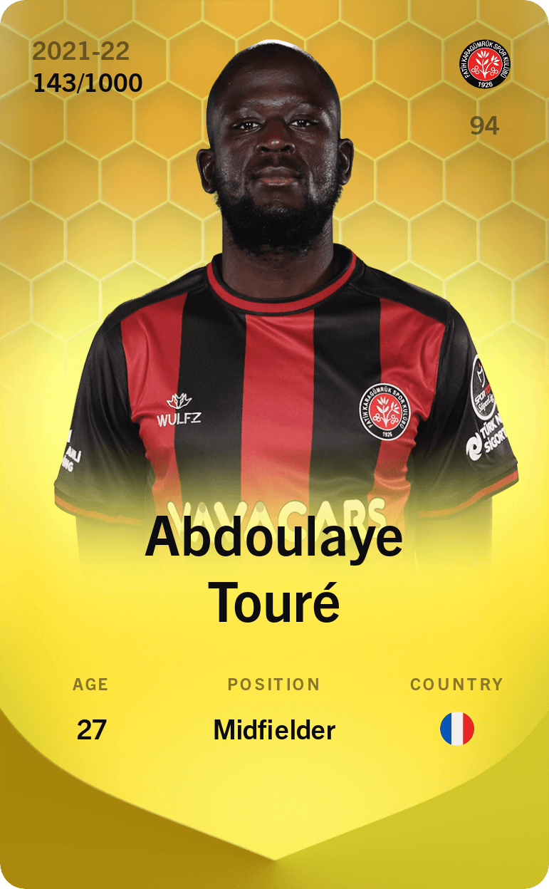 Abdoulaye Touré 2021-22 • Limited 143/1000
