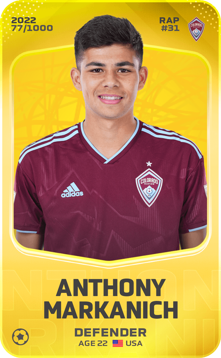 Anthony Markanich 2022-23 • Limited 77/1000