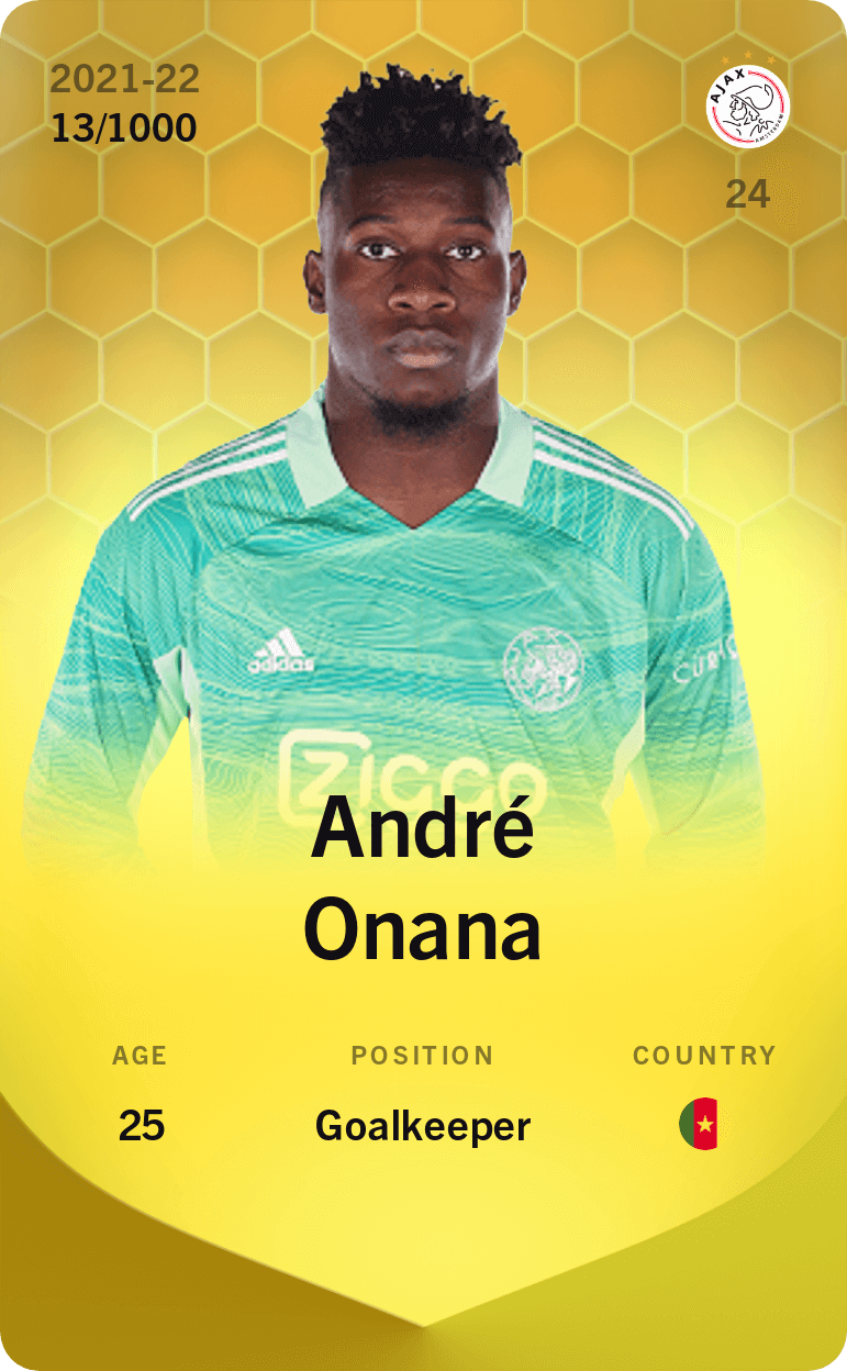 André Onana 2021-22 • Limited 13/1000