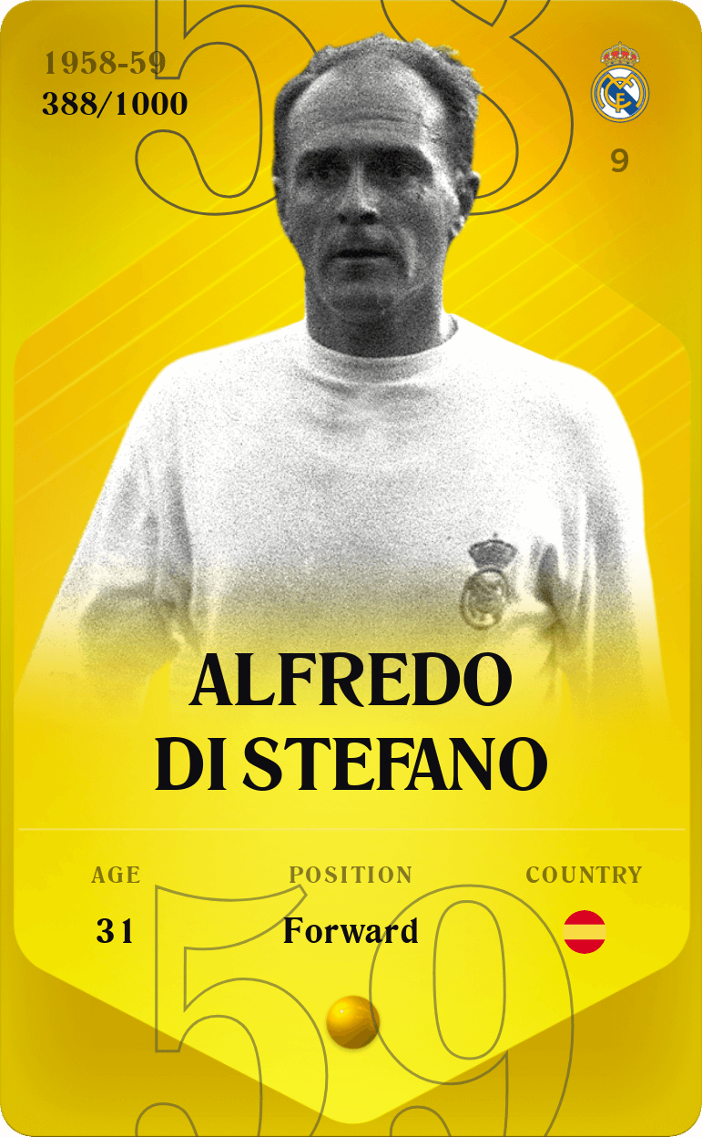 Alfredo Di Stefano 1958-59 • Limited 388/1000