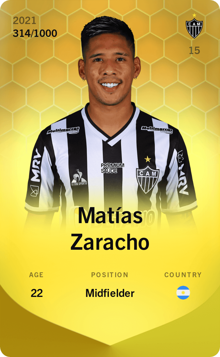 Matías Zaracho 2021-22 • Limited 314/1000