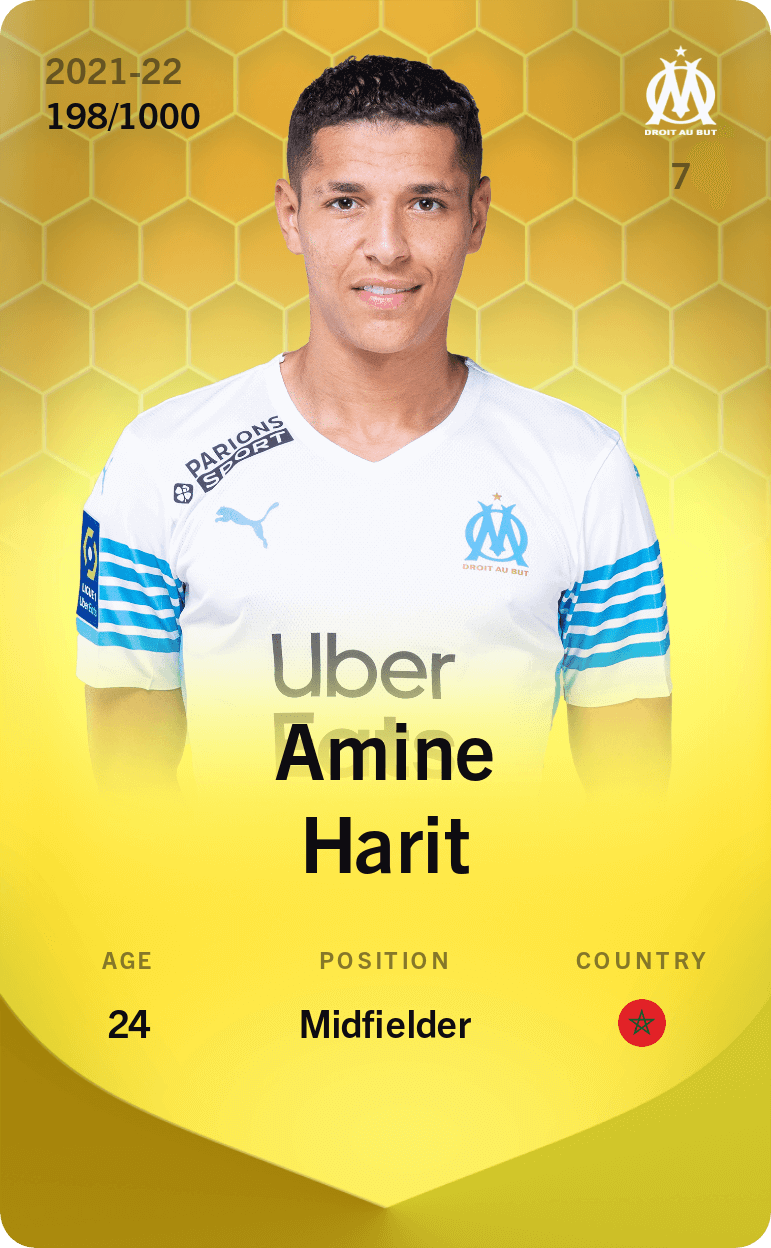 Amine Harit 2021-22 • Limited 198/1000