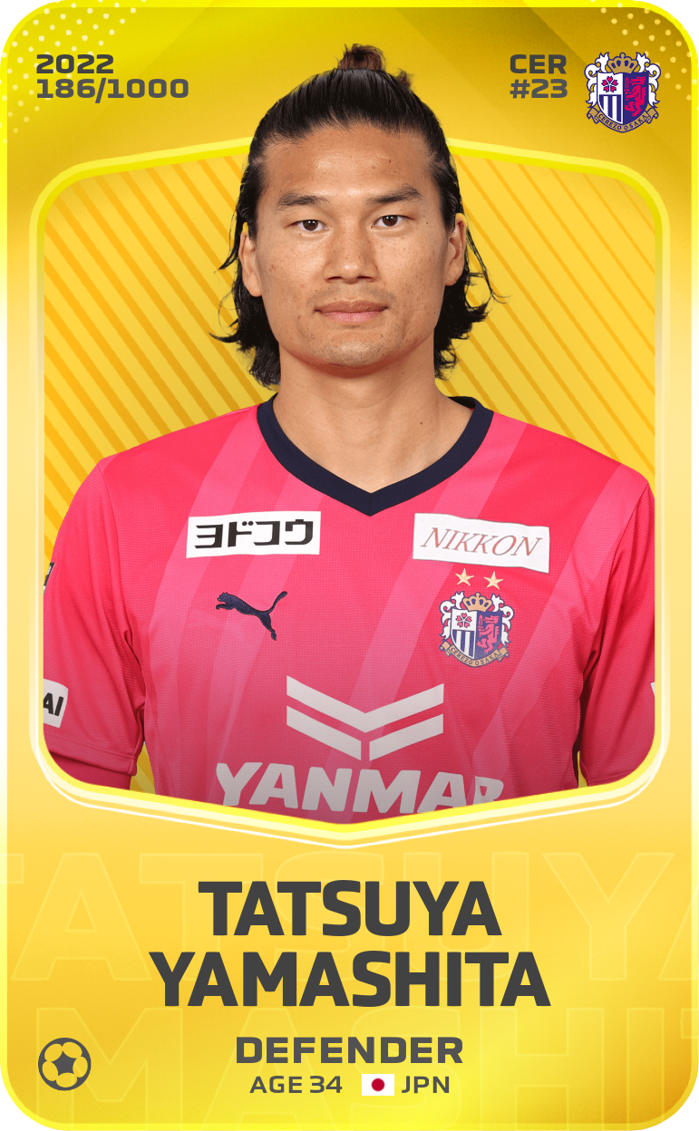 Sorare - Sorare Official - Tatsuya Yamashita 2022-23 • Limited 186/1000 - NFT # 106937321608431675639216682236506546974610749232278826060487121009775069594256