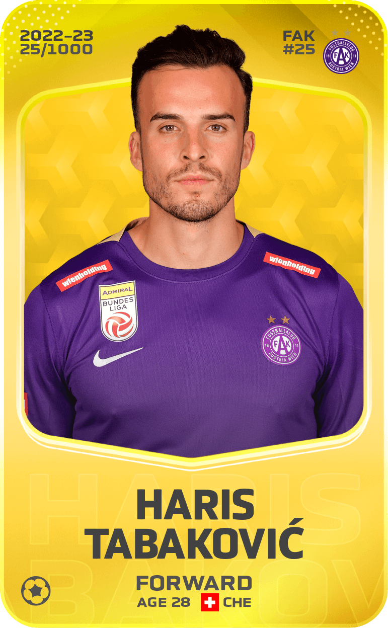 Haris Tabaković 2022-23 • Limited 25/1000