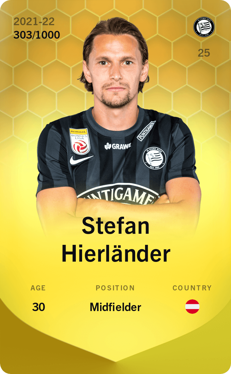 Stefan Hierländer 2021-22 • Limited 303/1000
