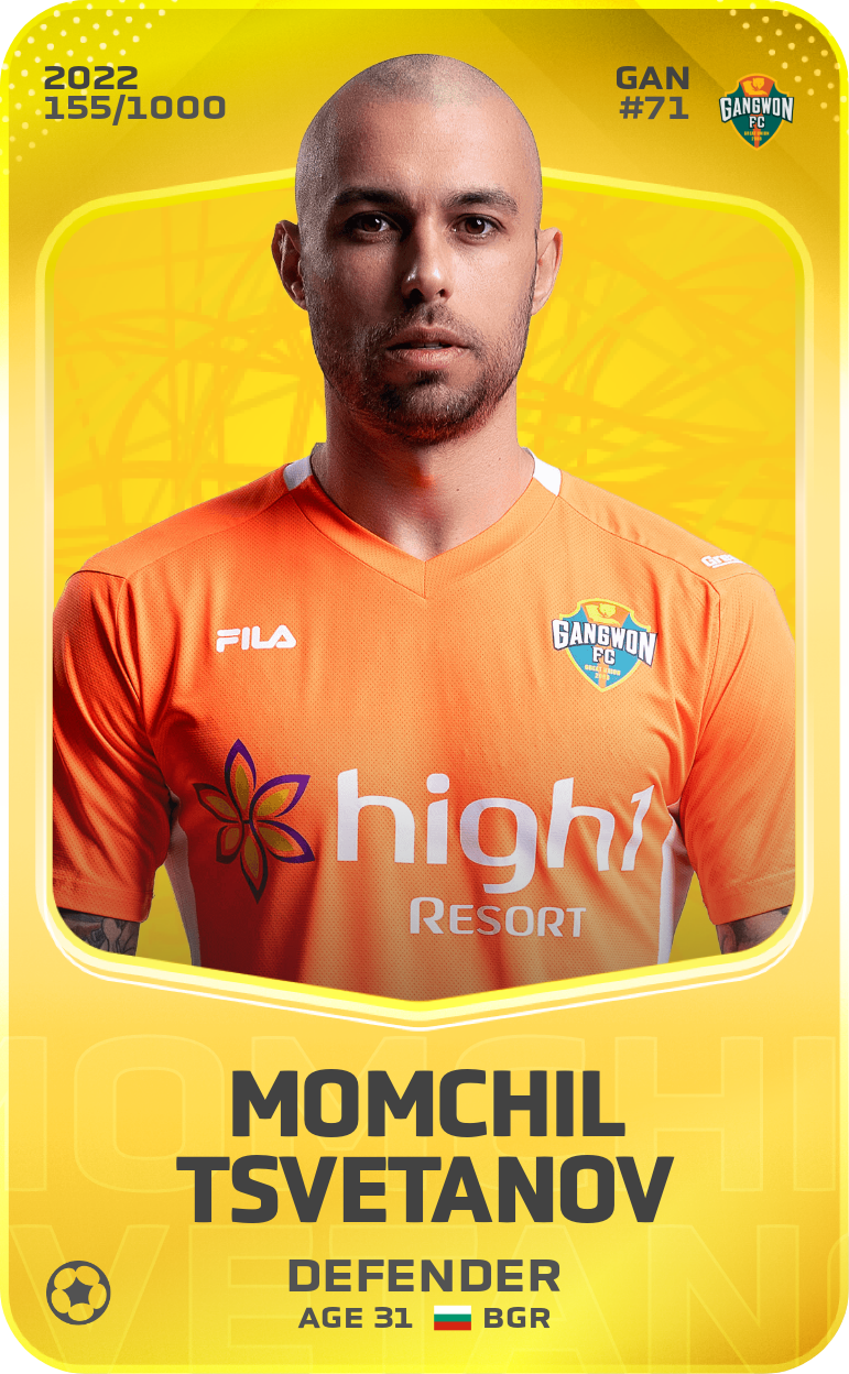 Sorare - Sorare Official - Momchil Tsvetanov 2022-23 • Limited 155/1000 - NFT # 88342052237072298680047909202579315054382004453682176362939979556155855306854