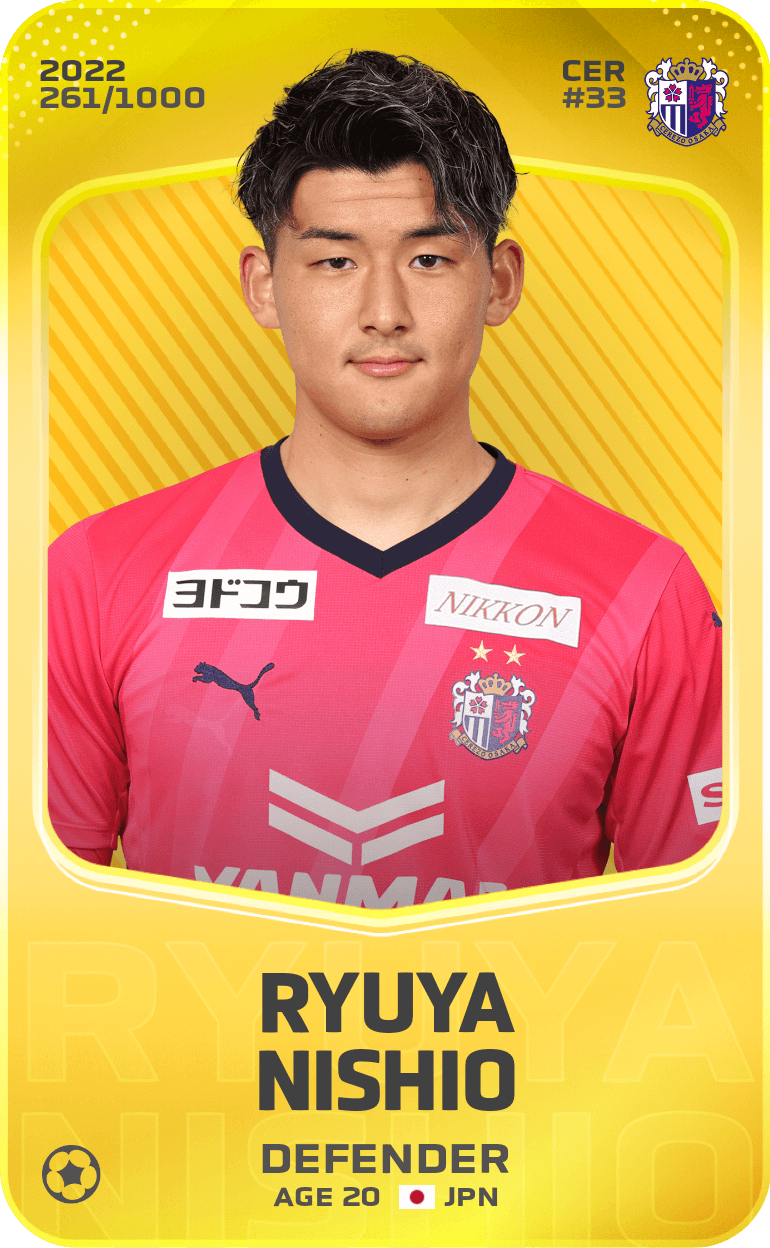 Ryuya Nishio 2022-23 • Limited 261/1000