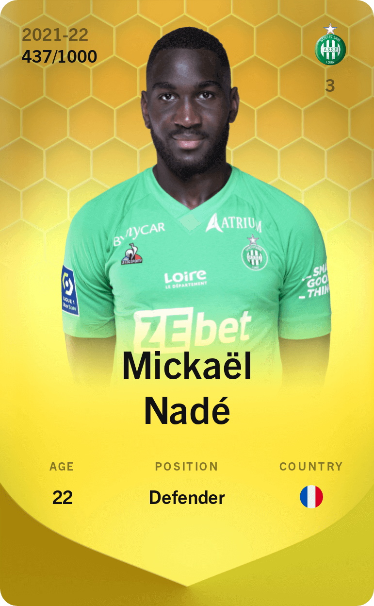 Mickaël Nadé 2021-22 • Limited 437/1000