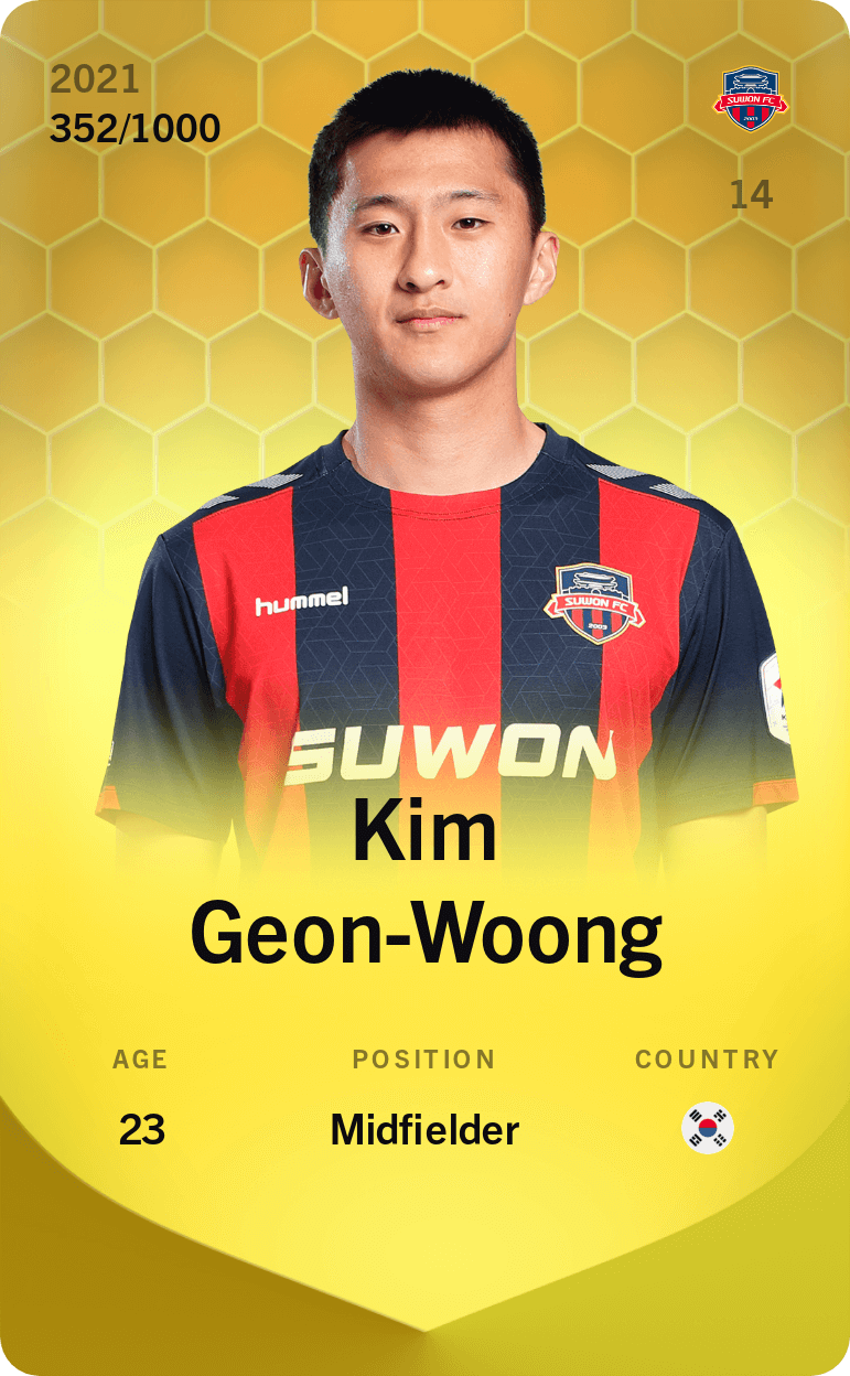 Kim Geon-Woong 2021-22 • Limited 352/1000