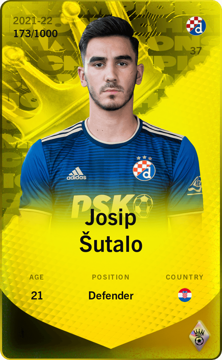 Josip Šutalo 2021-22 • Limited 173/1000