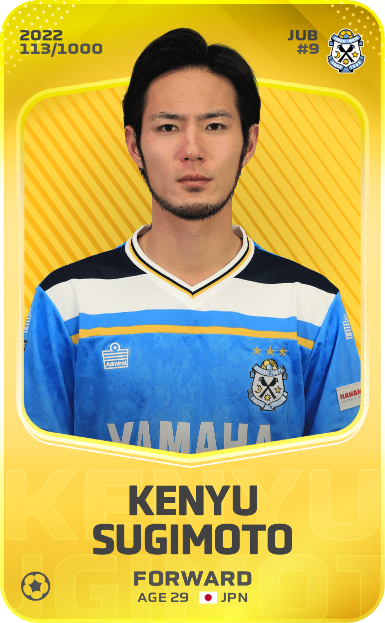 Sorare - Sorare Official - Kenyu Sugimoto 2022-23 • Limited 113/1000 - NFT # 27340442910844780303240632195299921676852942381969740483244804360877759318919