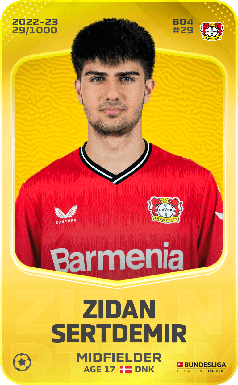 Zidan Sertdemir 2022-23 • Limited 29/1000