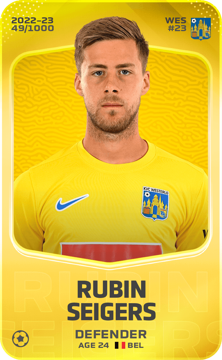 Rubin Seigers 2022-23 • Limited 49/1000