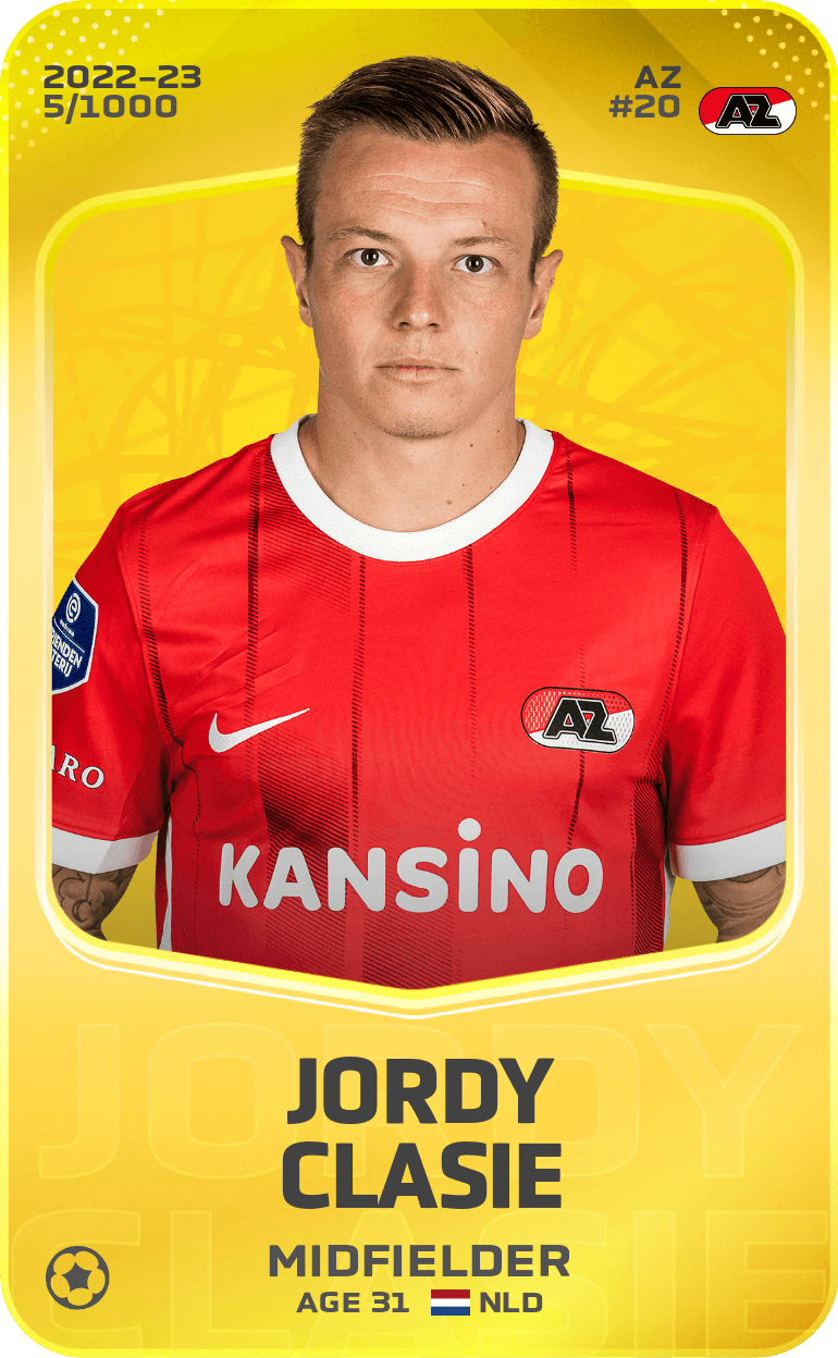 Jordy Clasie 2022-23 • Limited 5/1000
