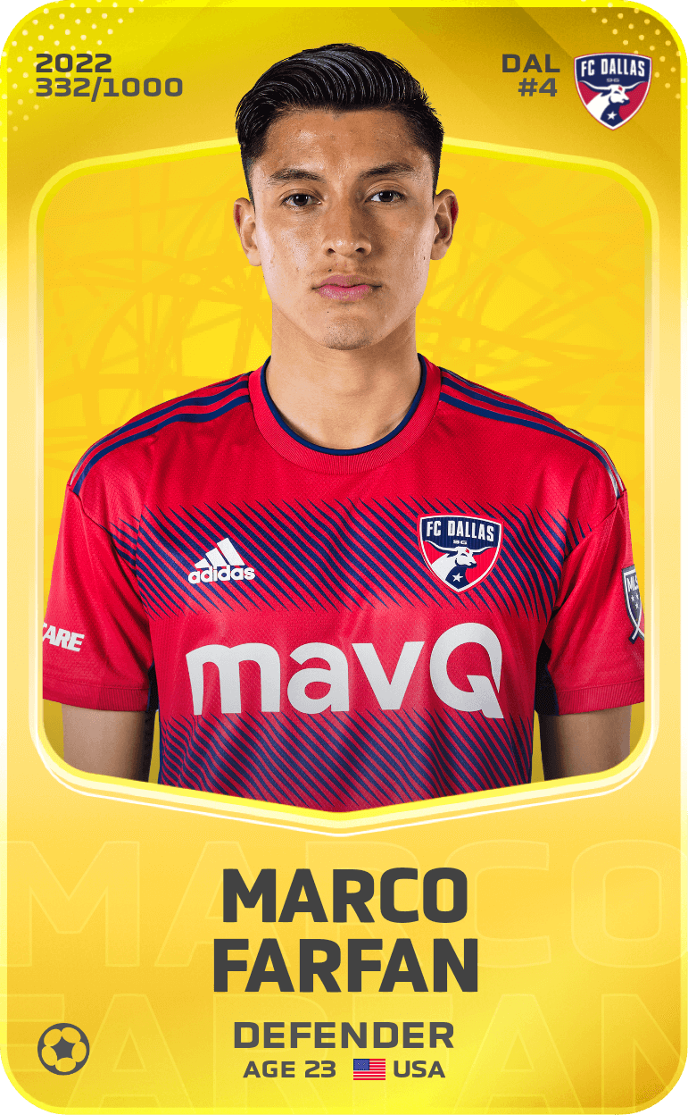 Marco Farfan 2022-23 • Limited 332/1000