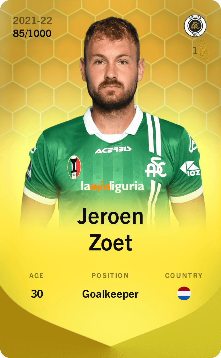 Jeroen Zoet 2021-22 • Limited 85/1000