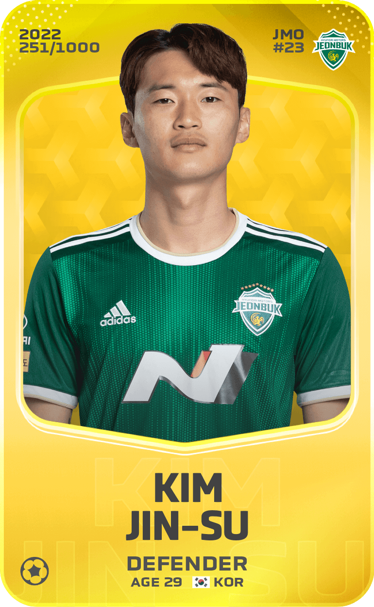 Kim Jin-Su 2022-23 • Limited 251/1000