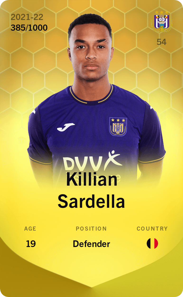 Killian Sardella 2021-22 • Limited 385/1000