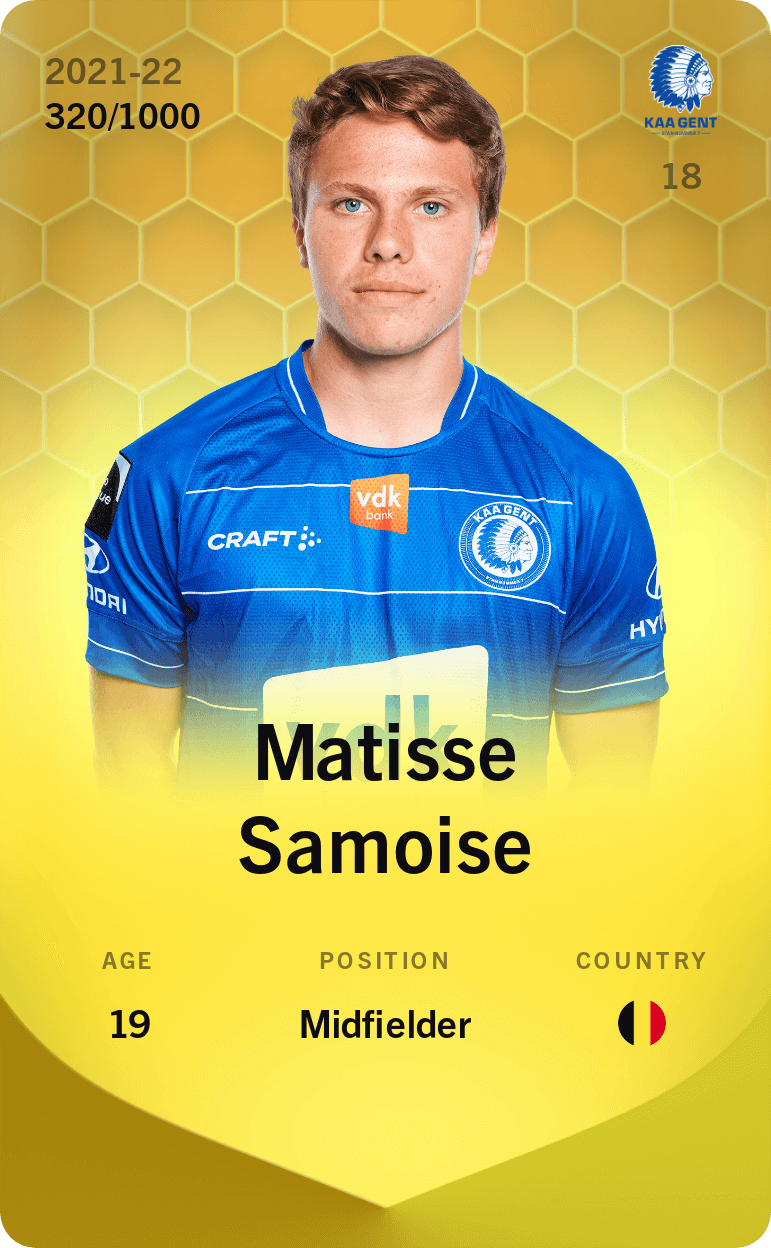 Matisse Samoise 2021-22 • Limited 320/1000