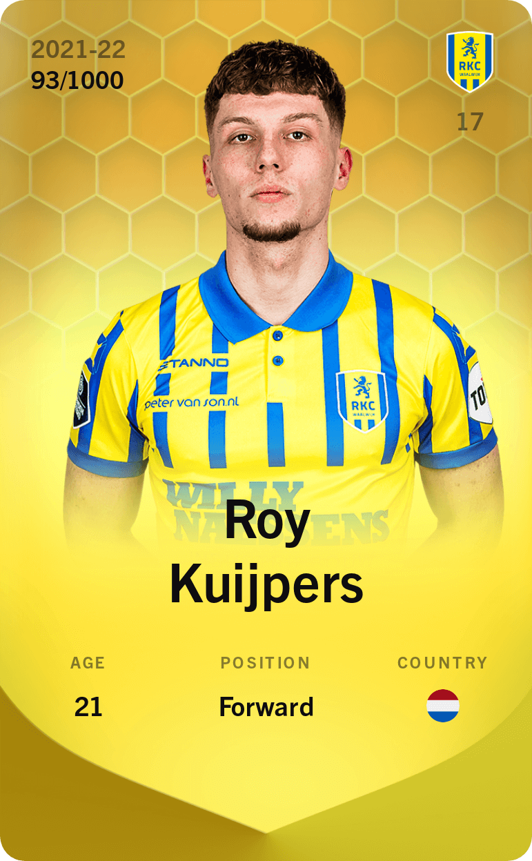 Roy Kuijpers 2021-22 • Limited 93/1000