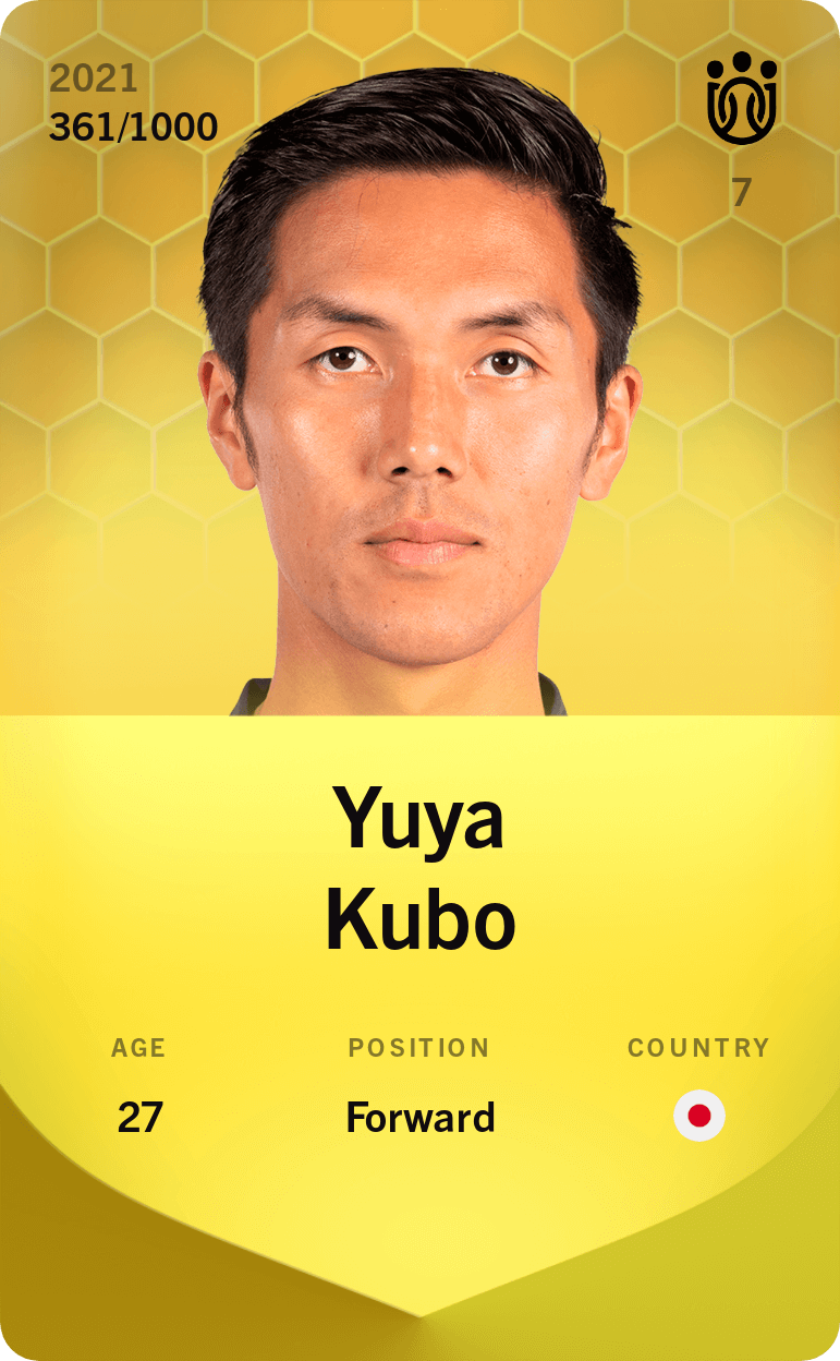 Yuya Kubo 2021-22 • Limited 361/1000