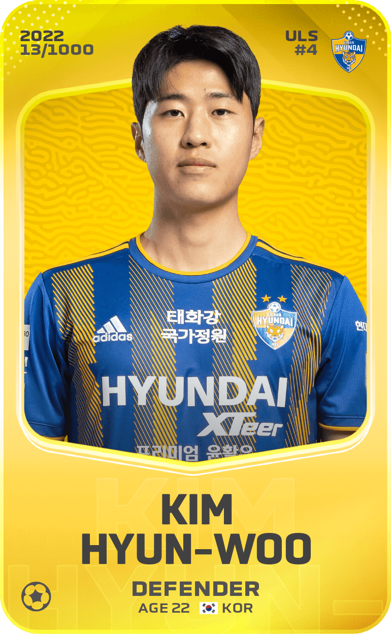 Kim Hyun-Woo 2022-23 • Limited 13/1000