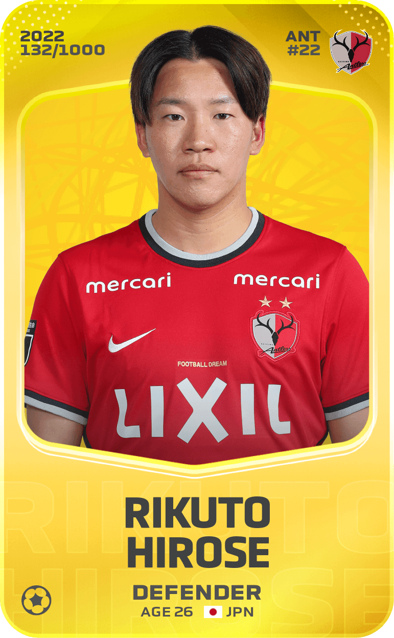 Rikuto Hirose 2022-23 • Limited 132/1000