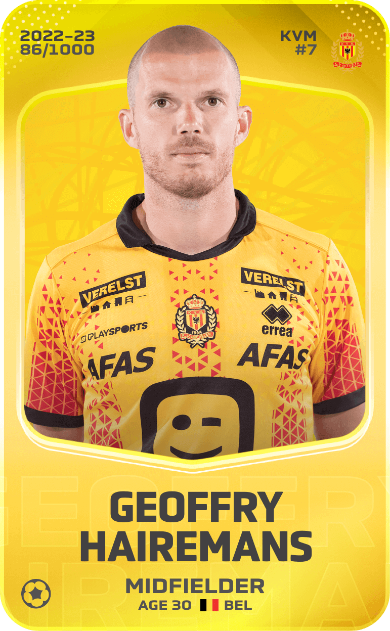 Geoffry Hairemans 2022-23 • Limited 86/1000
