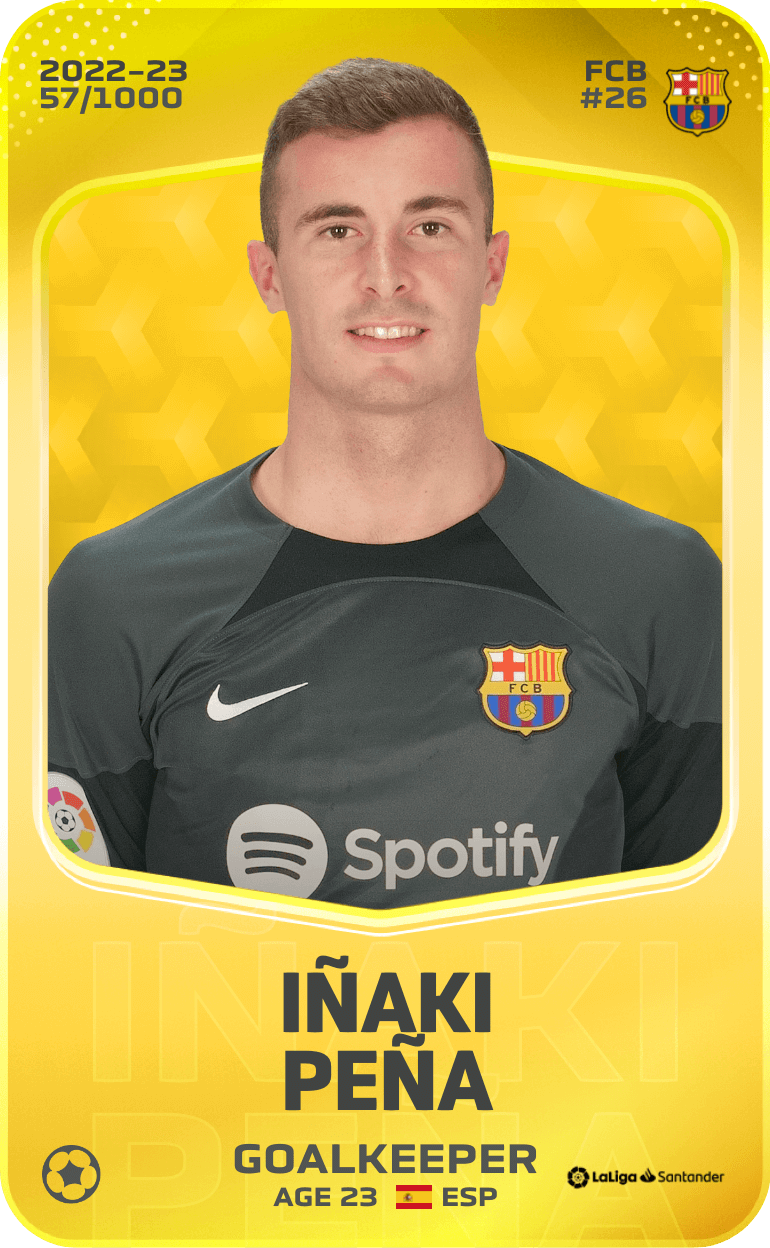 Iñaki Peña 2022-23 • Limited 57/1000