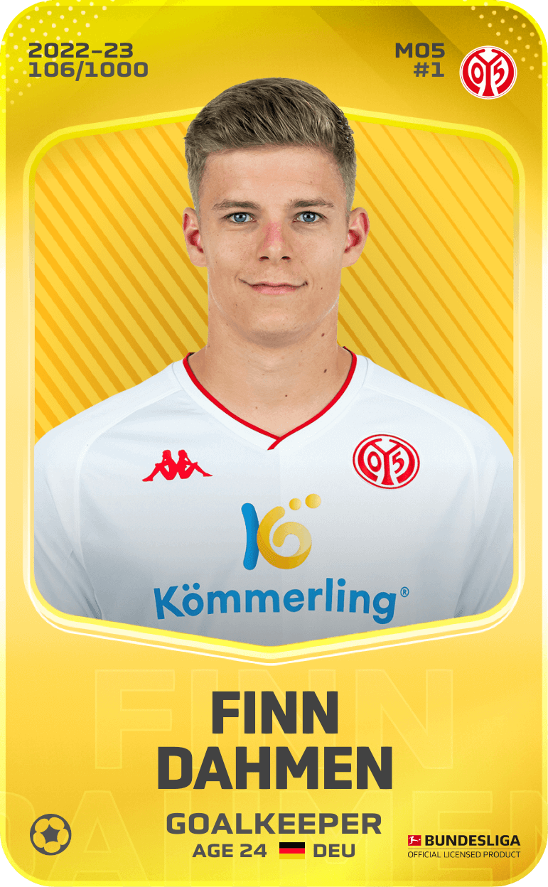 Finn Dahmen 2022-23 • Limited 106/1000