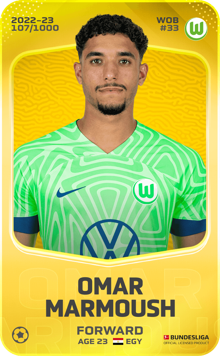 Omar Marmoush 2022-23 • Limited 107/1000