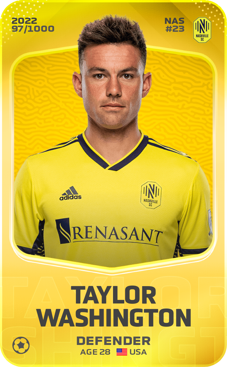 Sorare - Sorare Official - Taylor Washington 2022-23 • Limited 97/1000 - NFT # 68689525122115508244732872996986840556045884936385053680915488470108448715136