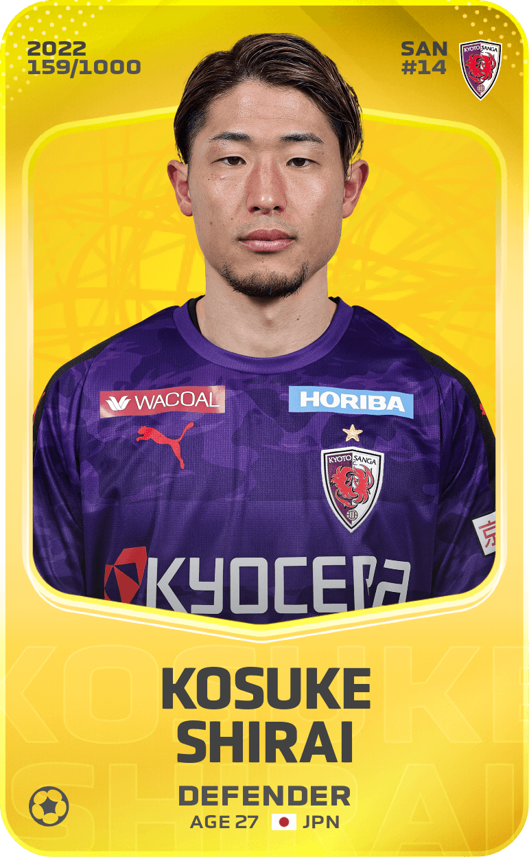 Kosuke Shirai 2022-23 • Limited 159/1000