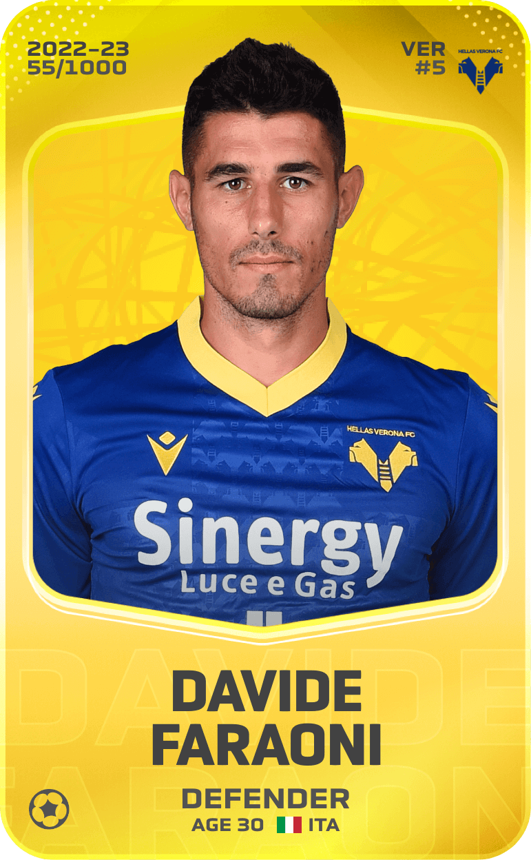 Davide Faraoni 2022-23 • Limited 55/1000