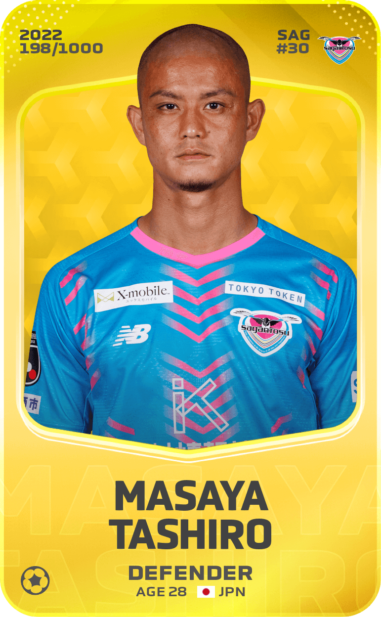 Masaya Tashiro 2022-23 • Limited 198/1000