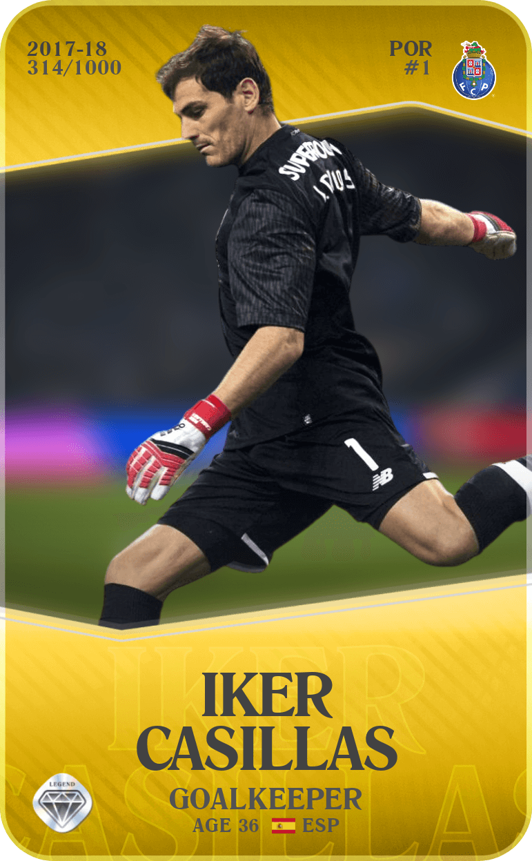 Iker Casillas 2017-18 • Limited 314/1000