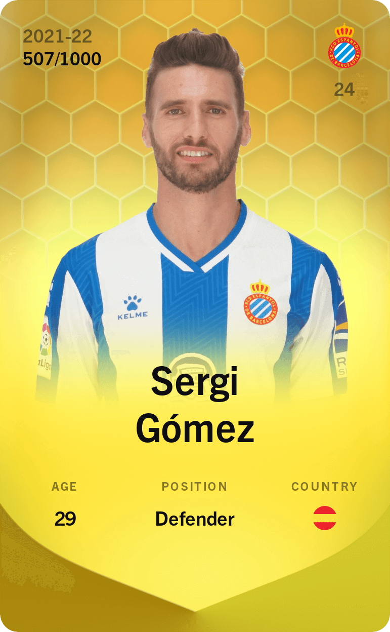 Sergi Gómez 2021-22 • Limited 507/1000