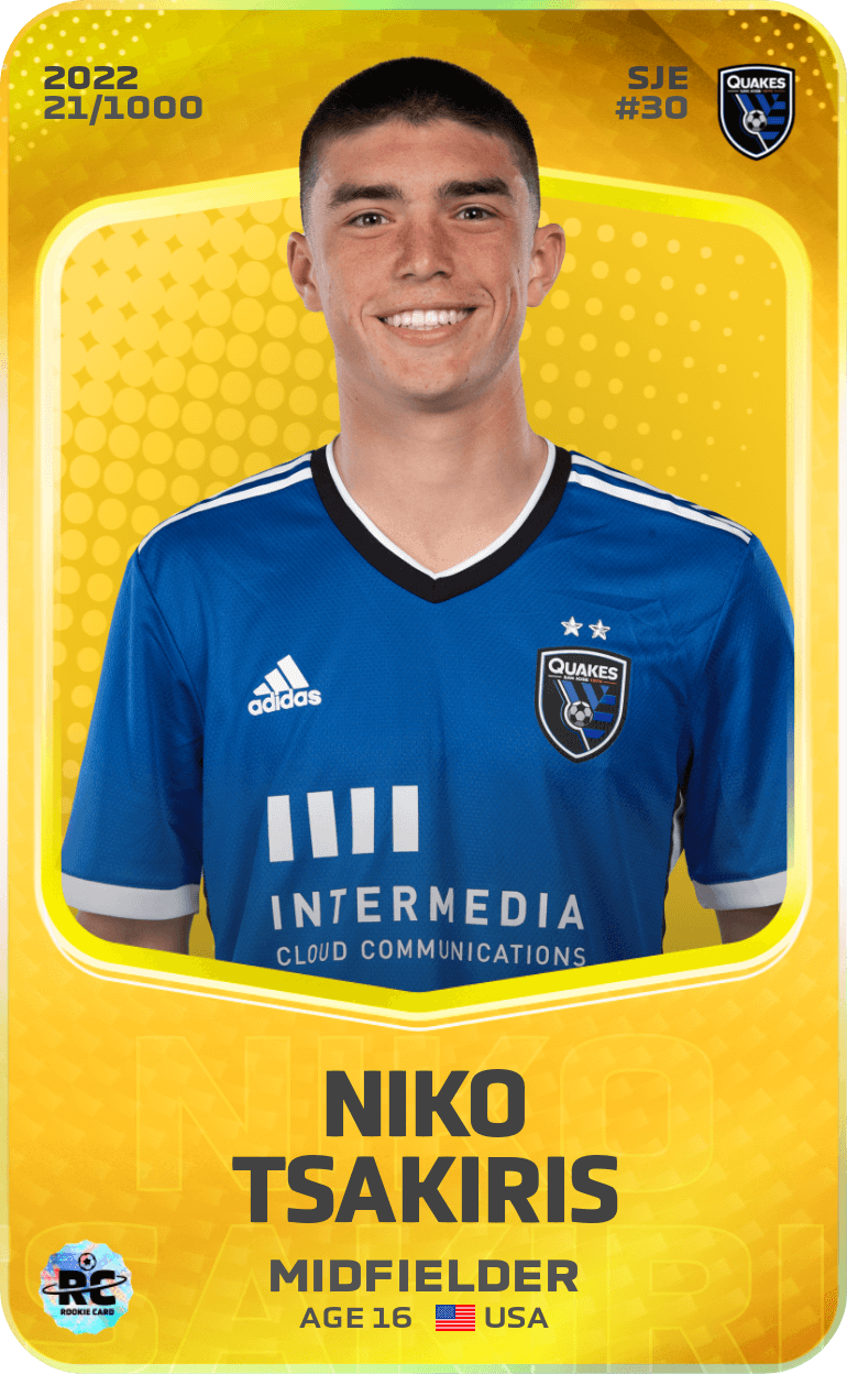 Niko Tsakiris 2022-23 • Limited 21/1000