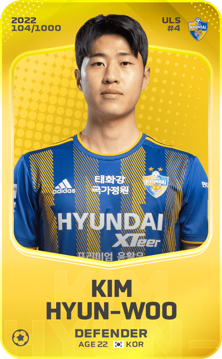 Kim Hyun-Woo 2022-23 • Limited 104/1000