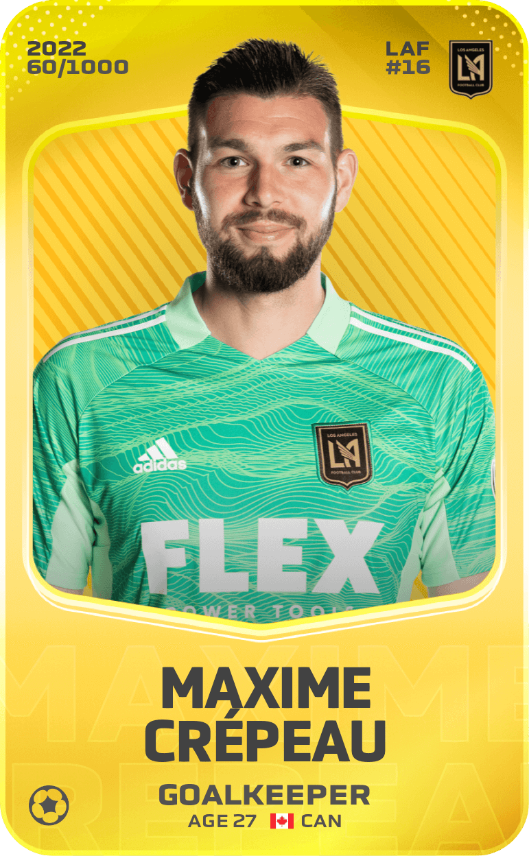 Maxime Crépeau 2022-23 • Limited 60/1000