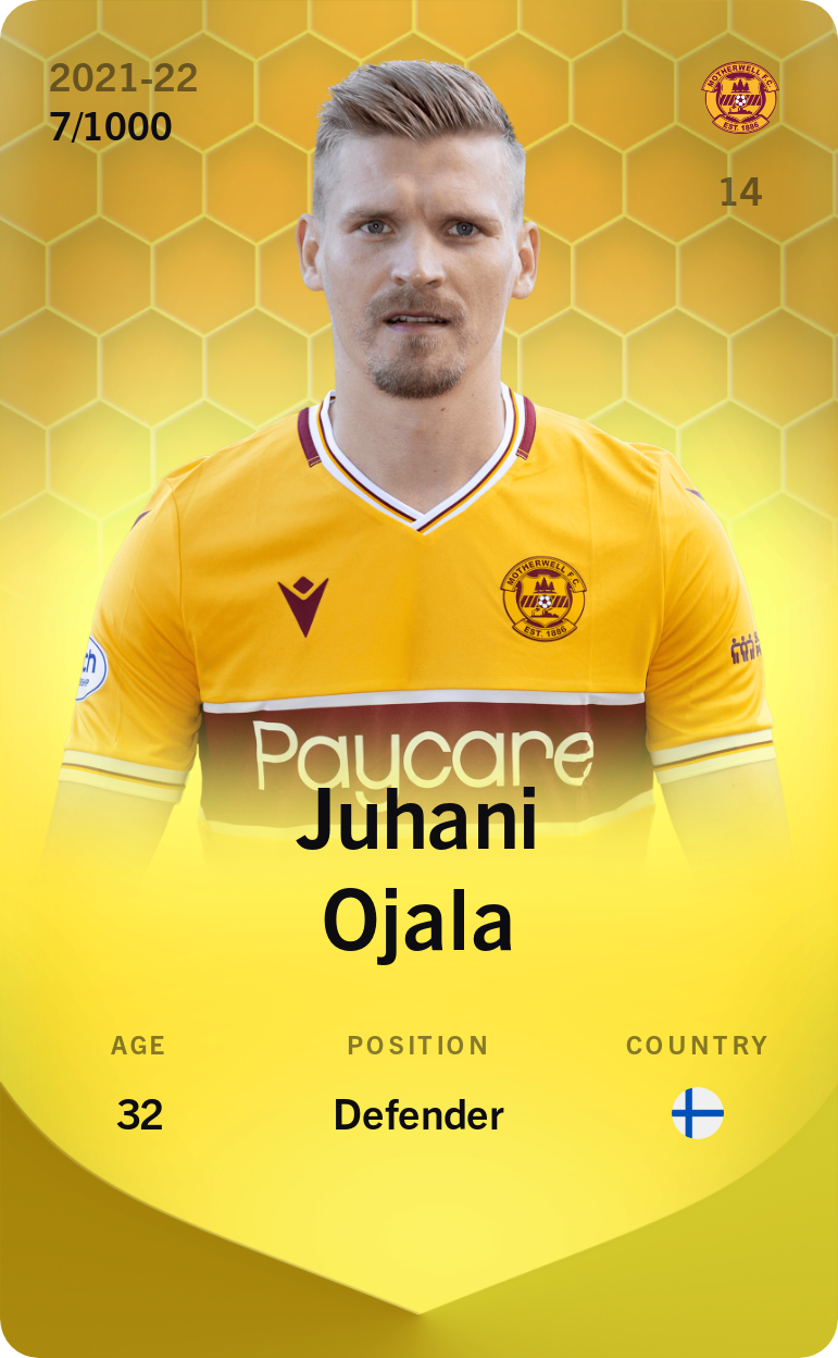 Juhani Ojala 2021-22 • Limited 7/1000