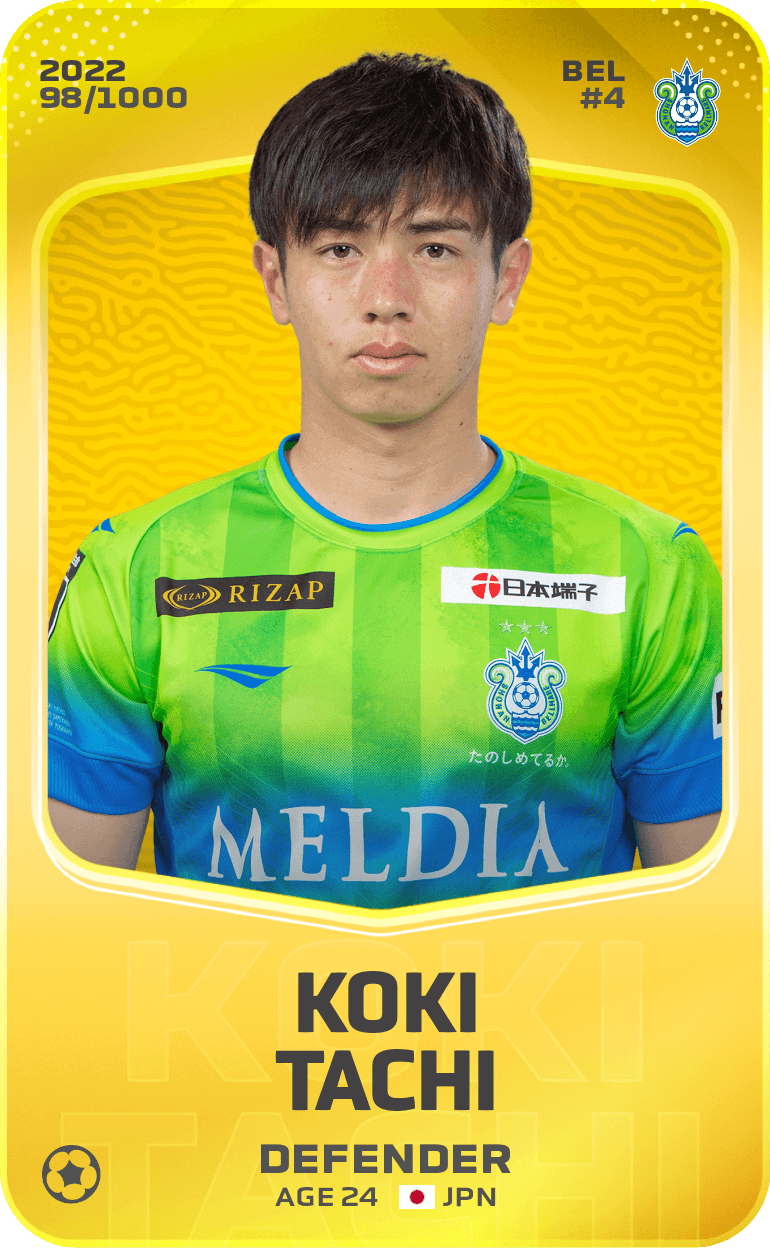 Koki Tachi 2022-23 • Limited 98/1000